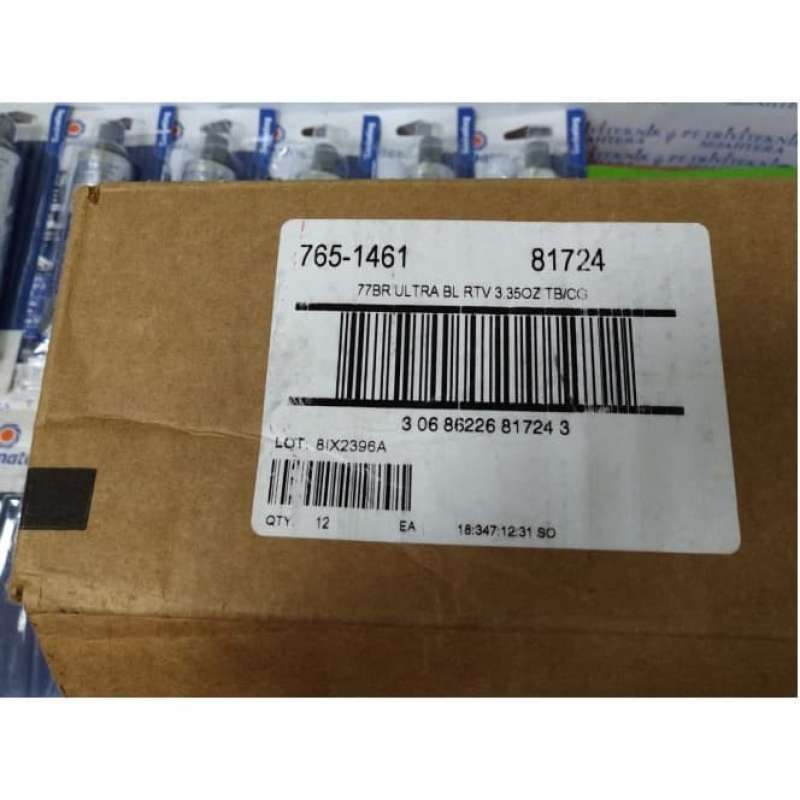 Joint Silicone Bleu RTV Permatex 80022 - Tube De 3 Onces (environ 85 G), Neuf, Pour Joints Moteur Et étanchéité