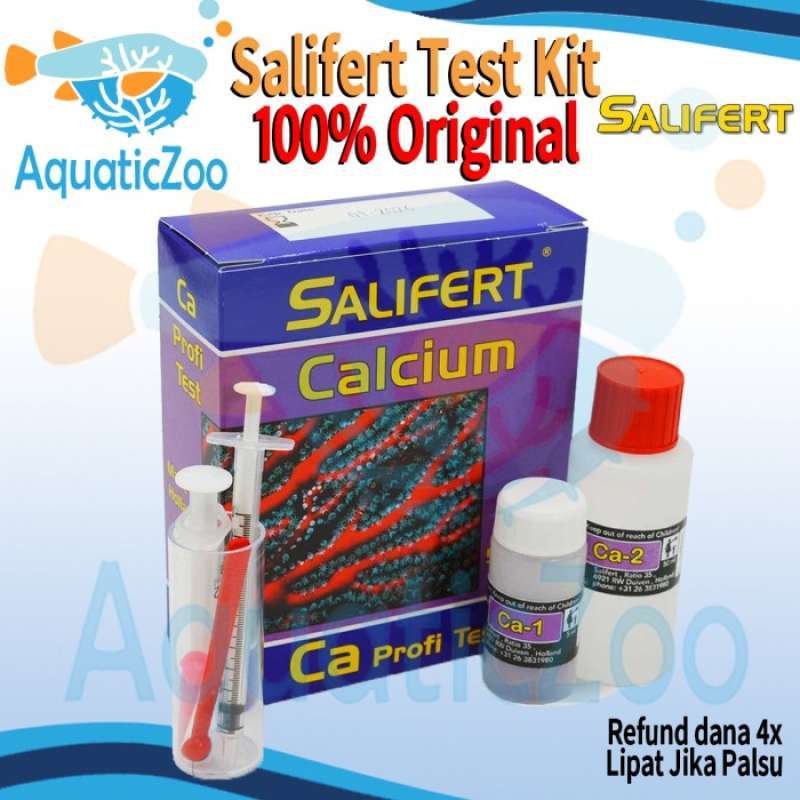 Promo Salifert Calcium Test Kit Kalsium Ca Pengukur Parameter Air Laut
