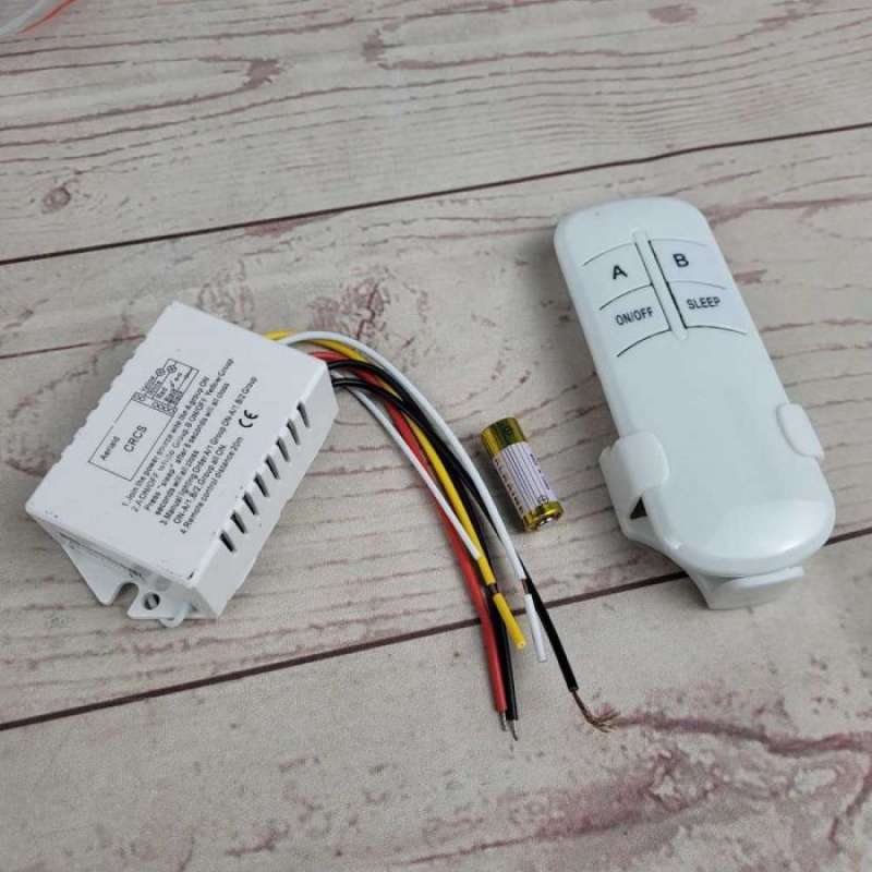Promo Saklar Wireless Diy Remote Control On Off Listrik Lampu Rumah 2 ...