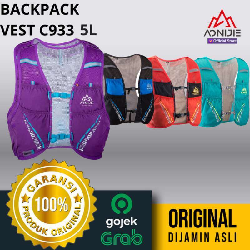 Promo Aonijie C933 Hydration Backpack 5l Trail Marathon Running M l Black Blue Diskon 50 Di Seller Oneminuteshop Rawa Buaya Kota Jakarta Barat Blibli