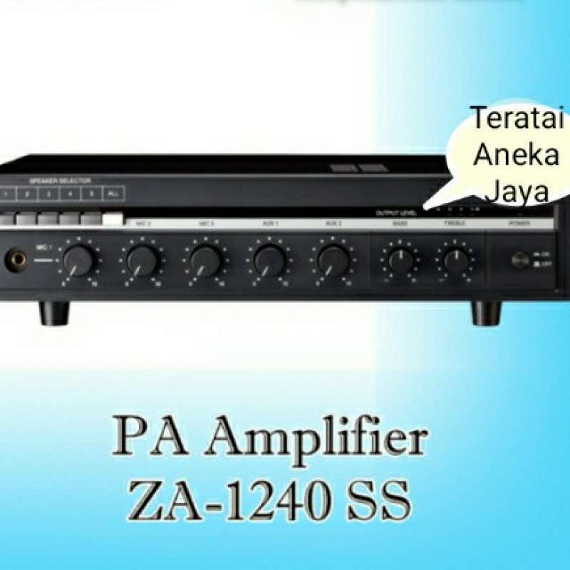 Promo Pa Amplifier Toa Tipe Za 1240 Ss Diskon 23% Di Seller Indah