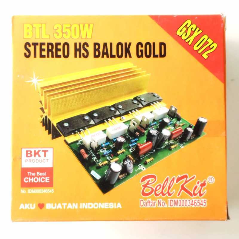 Jual Kit Power Amplifier Btl 350w Bell Stereo Gsx072 Di Seller