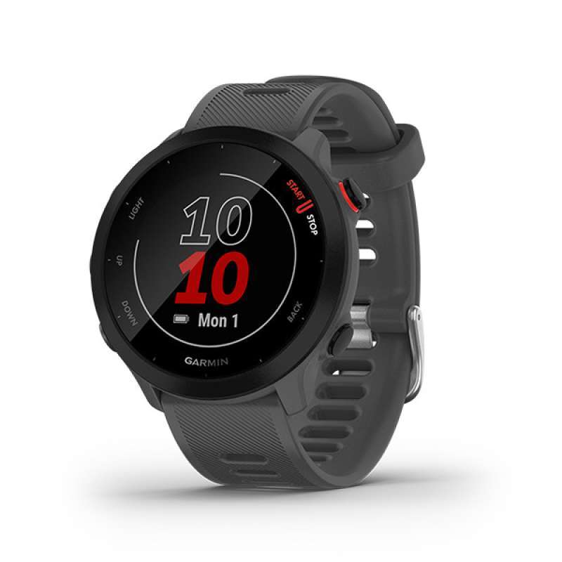 GARMIN FORERUNNER 55 GPS SMARTWATCH GARANSI RESMI TAM TAHUN MONTERRA  GREY