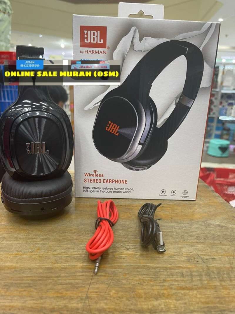 Headset bando bluetooth jbl top