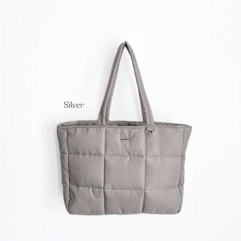 Leoni Totebag Tweelyforbag Totebag Wanita Tas Wanita Silver
