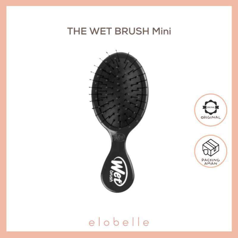 Wet Brush Pro Pop And Go Entwirrbürste – Faltbar, Mit IntelliFlex-Borsten, Inkl. Mini-Spiegel
