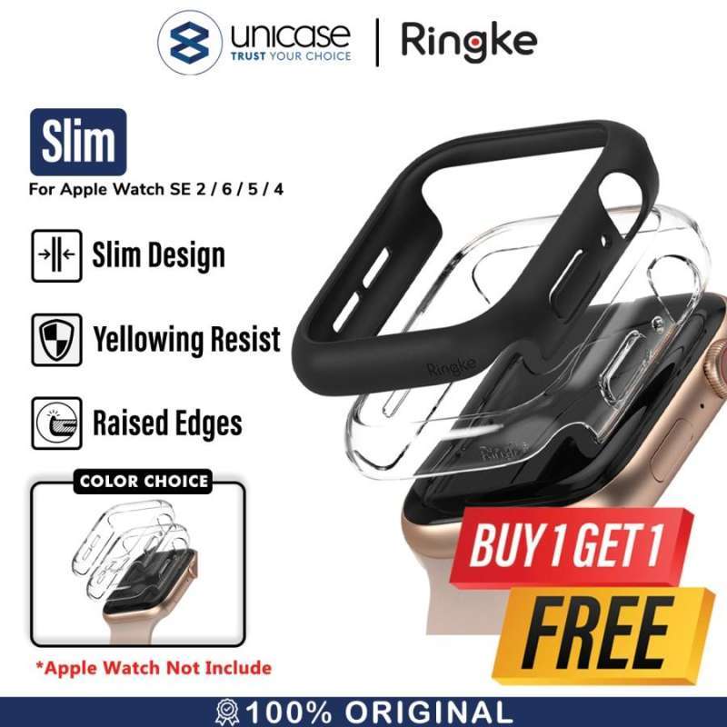 Case Apple Watch SE 2/6/5/4 44/40mm Ringke SLIM Thin Hardcase Casing