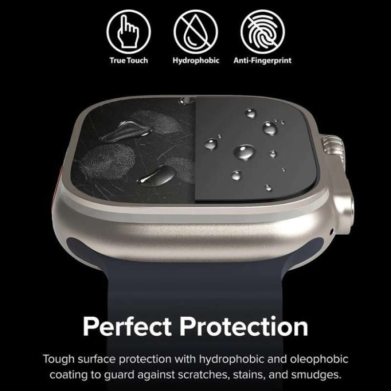 Ringke Apple Watch Ultra 2 / 1 Screen Protector Tempered Glass (4Pack) G4as095