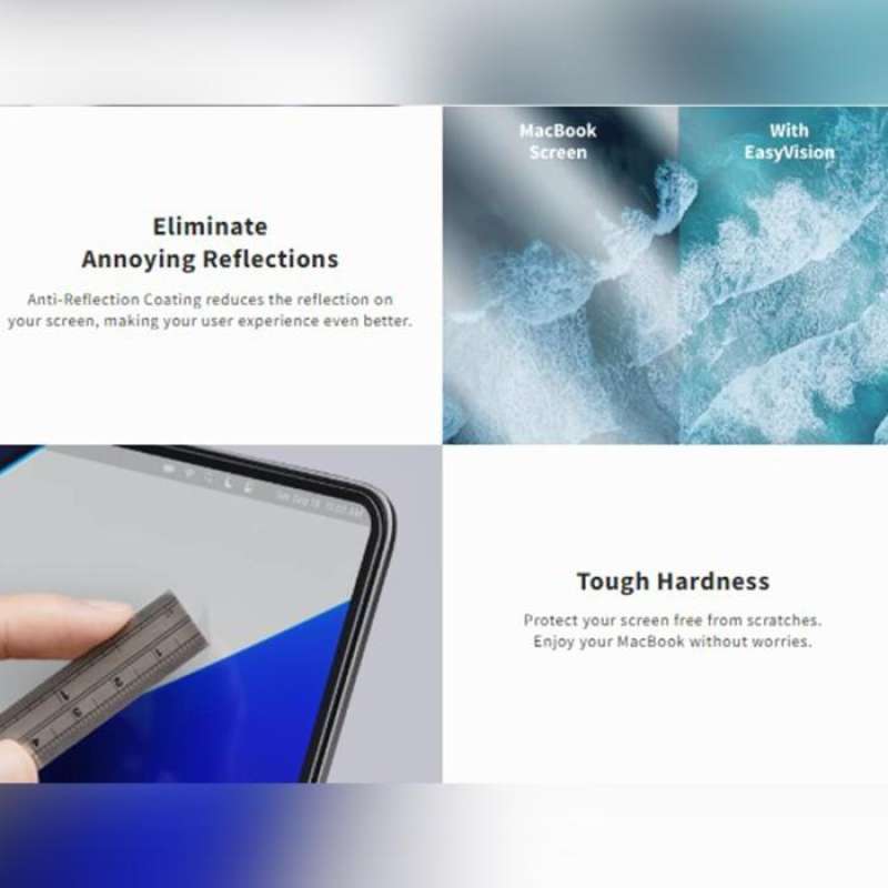 SwitchEasy MacBook Air 15" (2023) Screen Protector Easy Vision - Transparent SMBA15055TR23