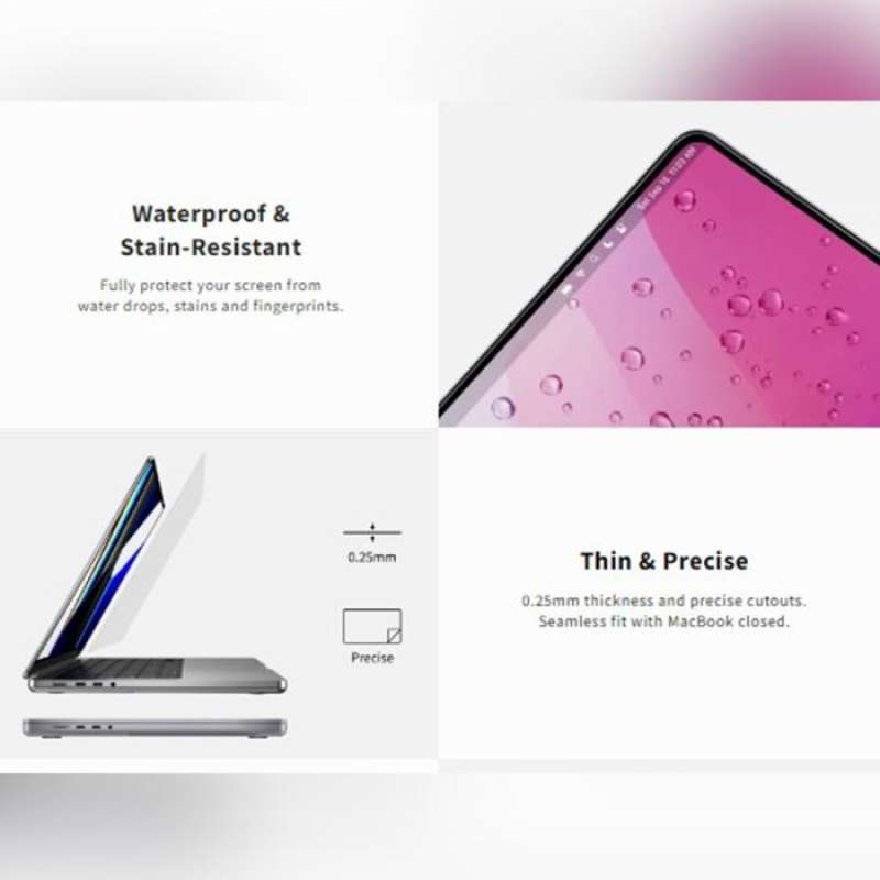 SwitchEasy MacBook Air 15" (2023) Screen Protector Easy Vision - Transparent SMBA15055TR23