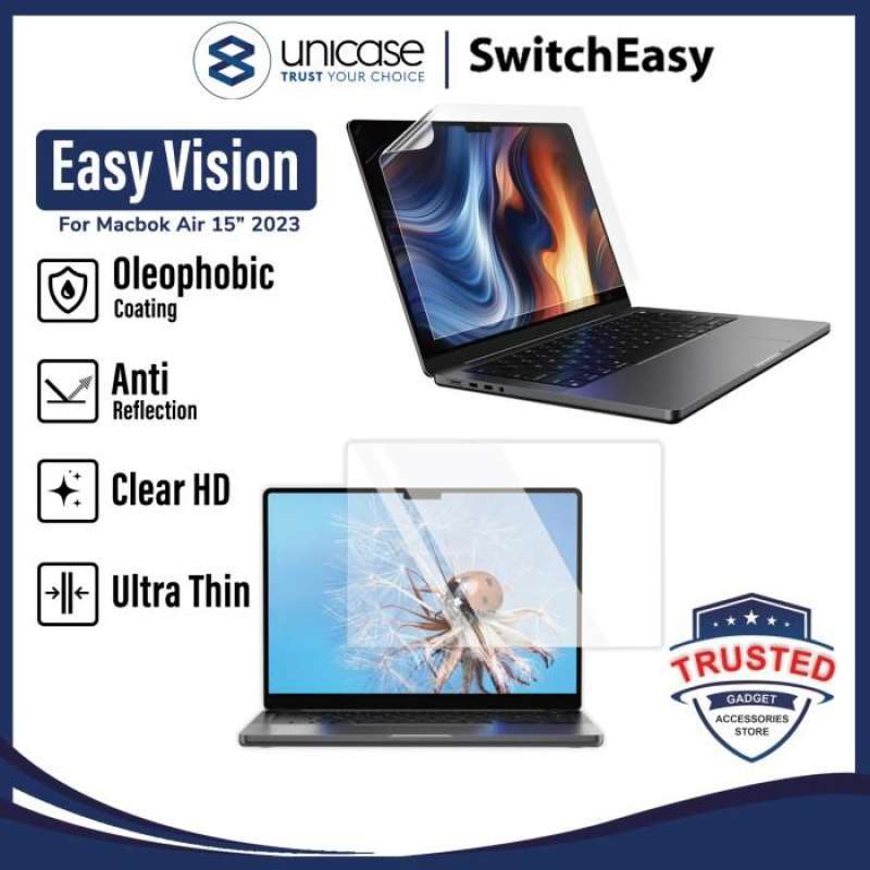 SwitchEasy MacBook Air 15" (2023) Screen Protector Easy Vision - Transparent SMBA15055TR23