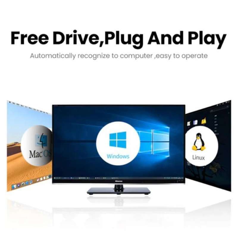 UGREEN Adapter USB B 2.0 to USB C - Gray US382 20120