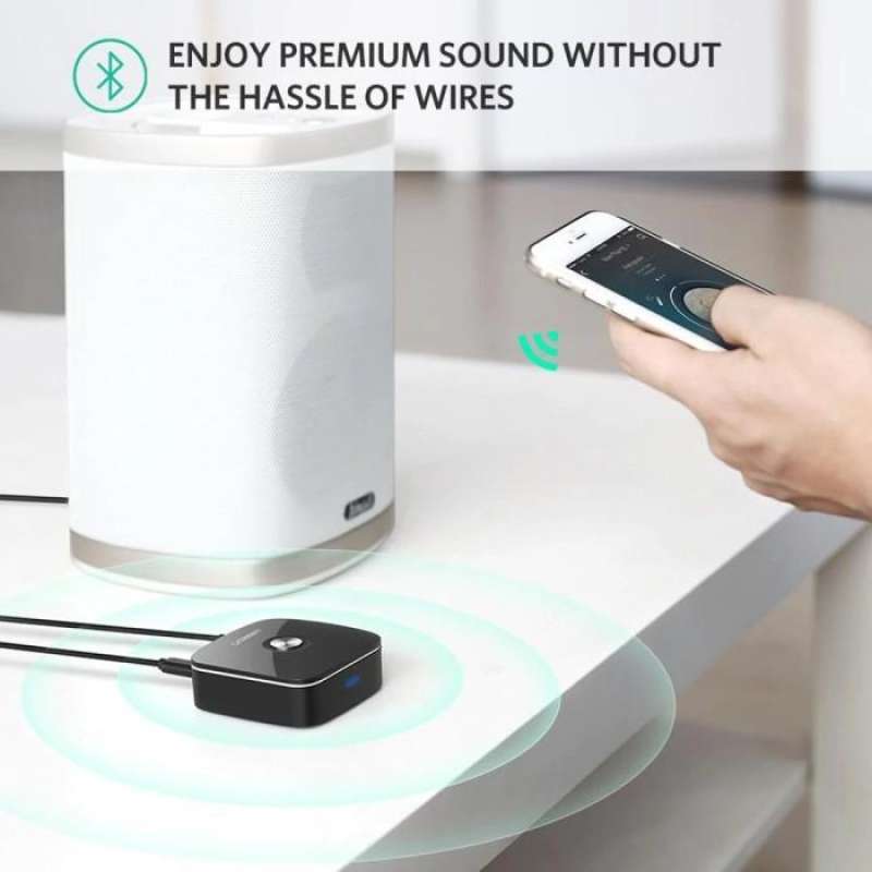 UGREEN Bluetooth Audio Receiver Wireless Bluetooth 5.1 Audio Receiver with 3.5mm and 2RCA Adapter - CM106 40759