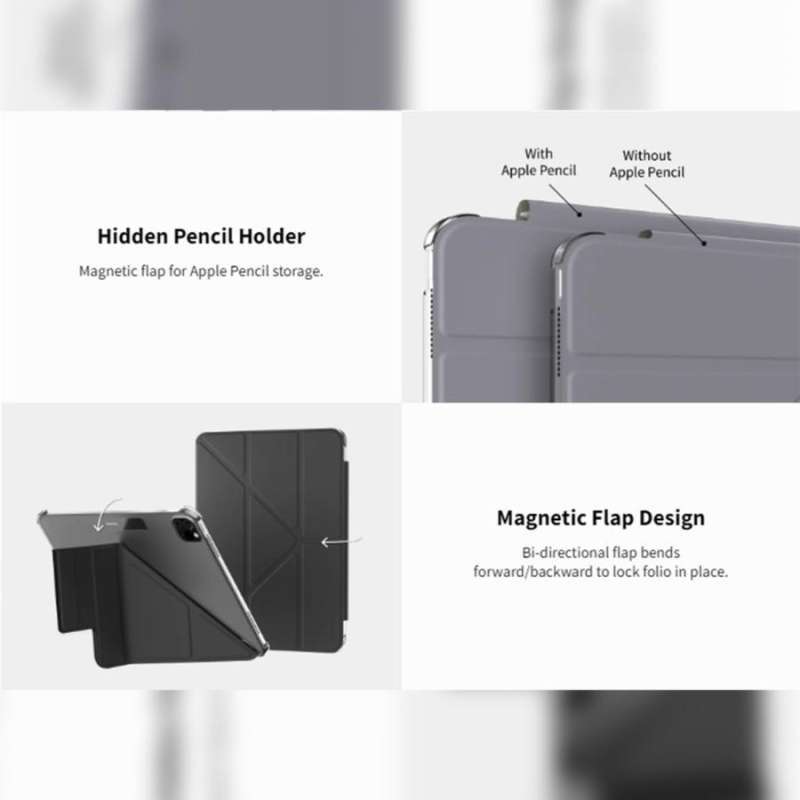 Case iPad Pro 11/Air 5/4 10.9 2022 SwitchEasy Origami Stand Flip Cover