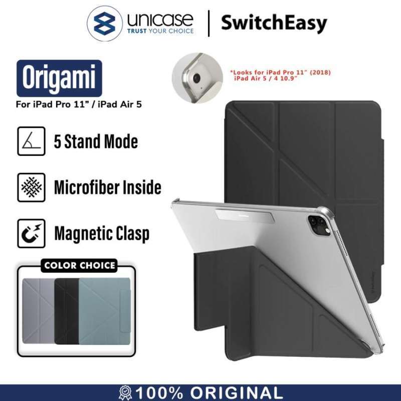 Case iPad Pro 11/Air 5/4 10.9 2022 SwitchEasy Origami Stand Flip Cover