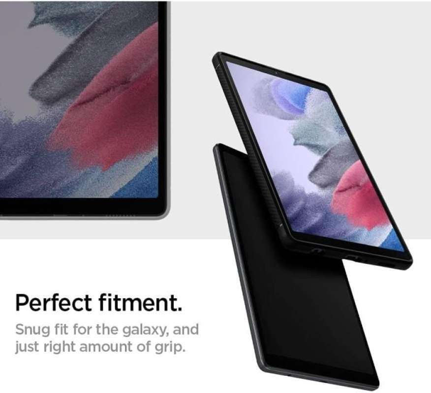 Case Samsung Galaxy Tab A7 Lite Spigen Rugged Armor Carbon TPU Casing