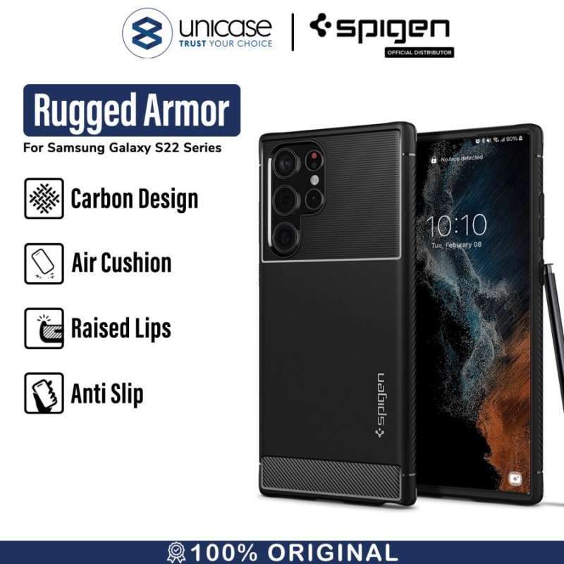 Spigen Galaxy S22 Case Rugged Armor - Matte Black ACS03986