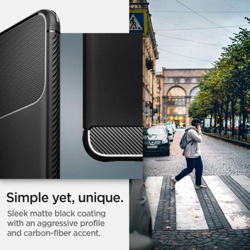 Spigen Galaxy S22 Case Rugged Armor - Matte Black ACS03986