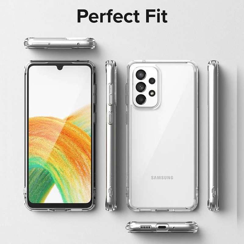 Case Samsung Galaxy A33 5G Ringke Fusion Hybrid Clear Slim Casing