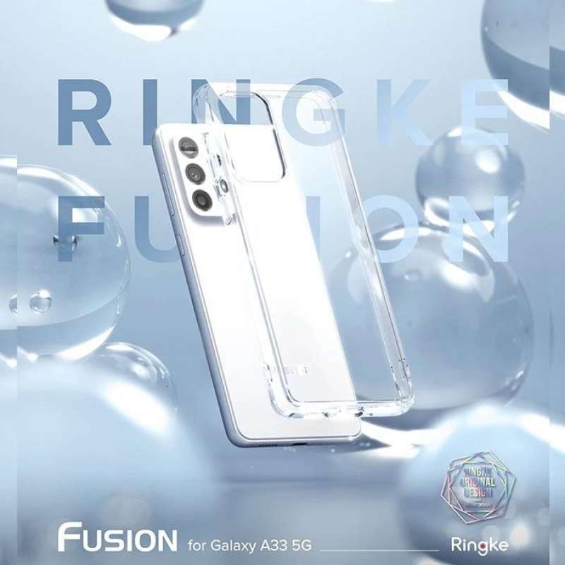 Case Samsung Galaxy A33 5G Ringke Fusion Hybrid Clear Slim Casing