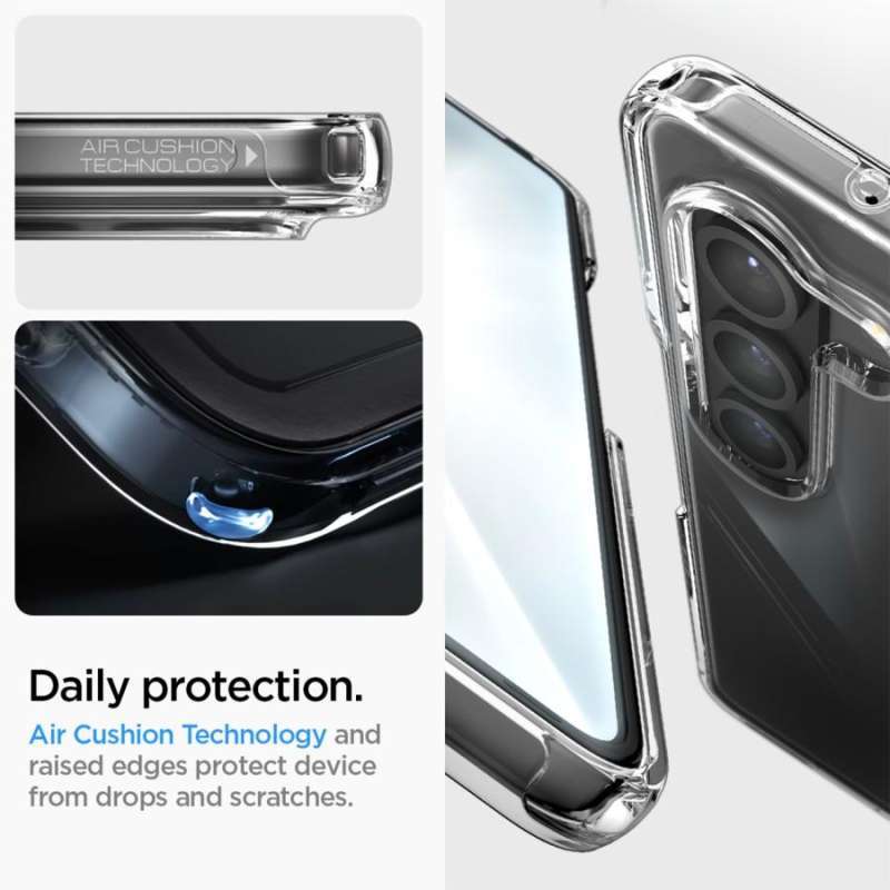 Spigen Galaxy Z Fold 5 Case Ultra Hybrid - Crystal Clear ACS06221