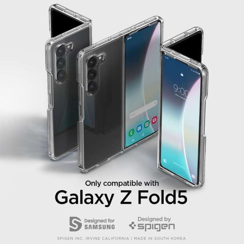 Spigen Galaxy Z Fold 5 Case Ultra Hybrid - Crystal Clear ACS06221