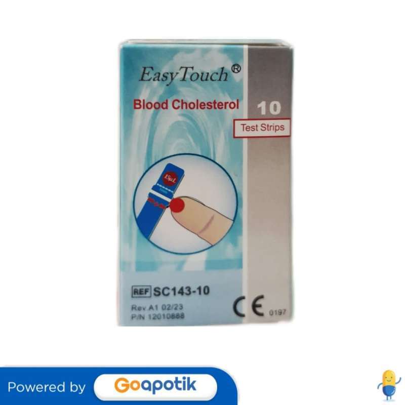 Jual Easy Touch Cholesterol Test Strip Box 10 Pcs Di Seller Apotek