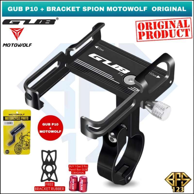 Promo Gub P10 Phone Holder Bracket Spion Motowolf Diskon 50 Di Seller Xionstore Rawa Buaya Kota Jakarta Barat Blibli