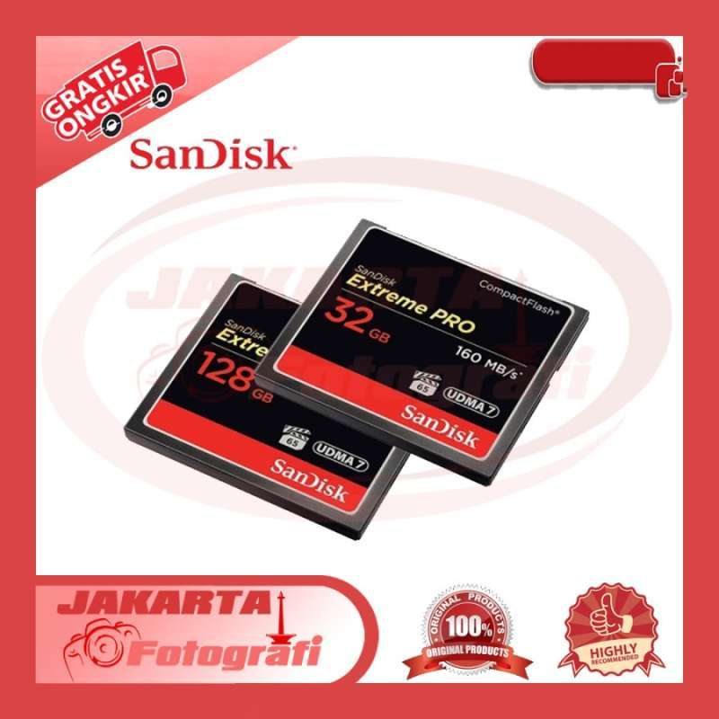 Memory CF SanDisk Extreme PRO Compact Flash Card 160MB/s 32GB Original