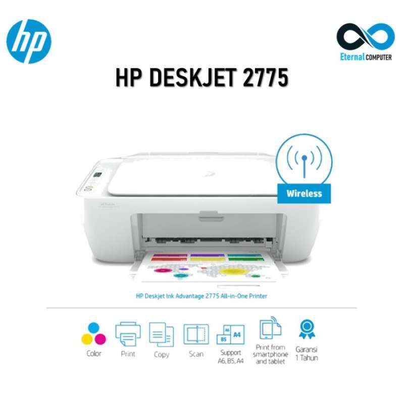 Promo 100% Produk Ori Hp Deskjet Ink Advantage 2775 All In One Printer ...