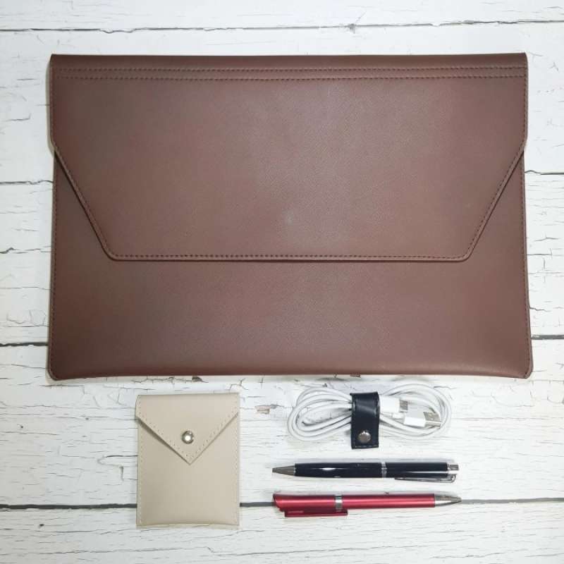 Jual Map A4 Folio Kulit Sintetis Document Keeper Map Folder Organizer ...