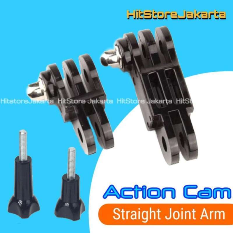 Extra Long Black Aluminum GoPro Extension Arm - Pivot Arm Pole For Hero & Action Cameras