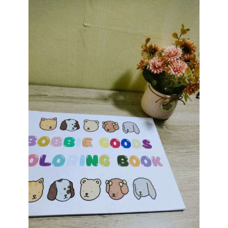Jual [tm13] Bobbie's Goods Coloring Book Buku Mewarnai Anak Remaja
