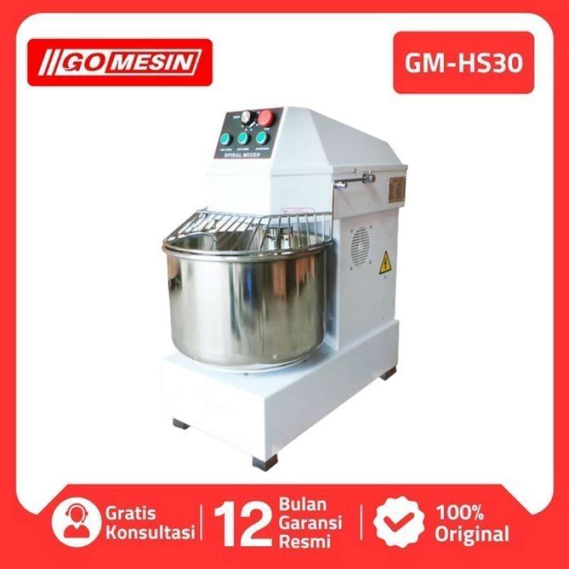 Mixer Roti Taiwan Promo Termurah Mixer Roti Spiral Mixer 30 Liter Kapasitas 18kg Adonan ...