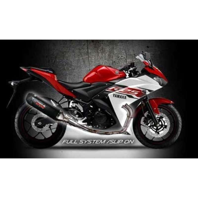 Knalpot Over Racing R25 Promo Knalpot Racing Prospeed Exhaust Yamaha R25 Black Series Cnc ...