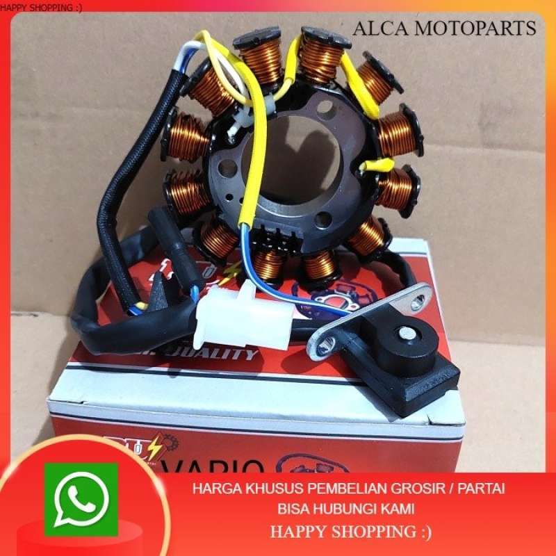 Jual Spull Spul Stator Assy Tembaga Vario 110 Old Karbu Rui Di Seller