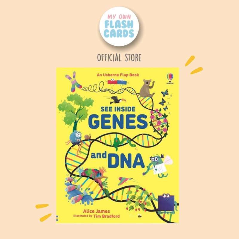 Promo Usborne See Inside Genes And Dna Board Book Children Flaps ...