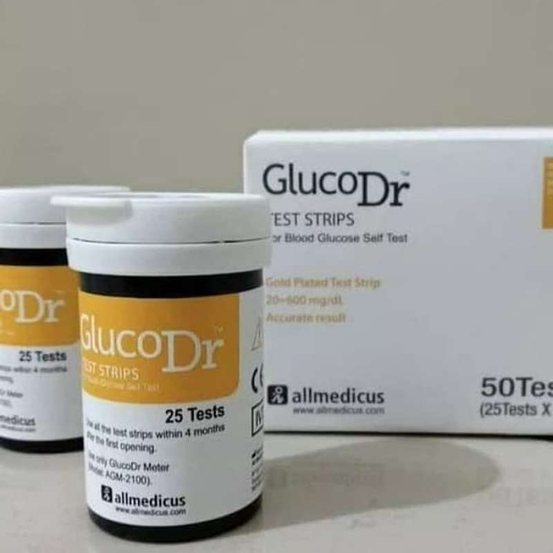 Promo Strip Glucodr Biosensor Strip Gula Darah Glucodr Gluco Dr Test ...