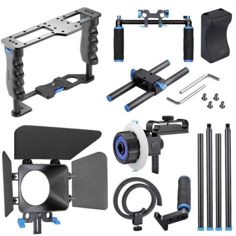 Promo Set Rig Kamera Dslr 5in1 Stabilizer + Shoulder Support + Follow ...