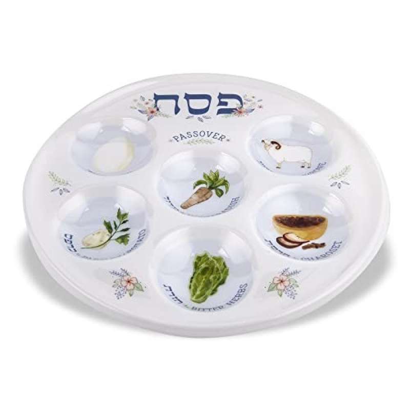 Jual Aviv Judaica Disposable Passover Seder Plate - 10.5' 6-pack Di ...