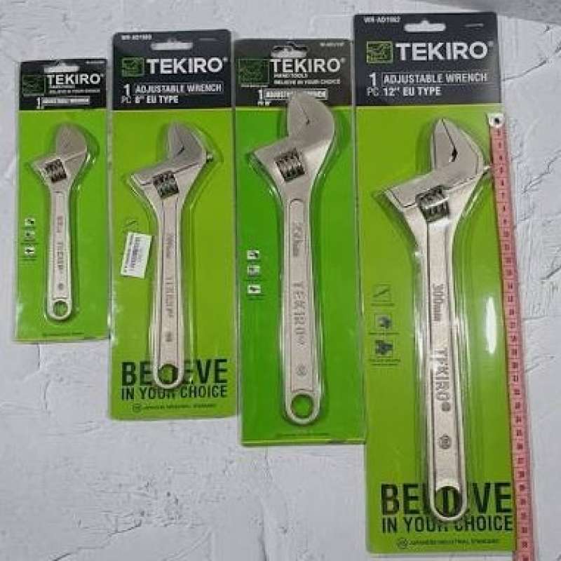 Jual Tekiro Kunci Inggris 6 8 10 12 Inci / Kunci Inggris - 6 Di Seller