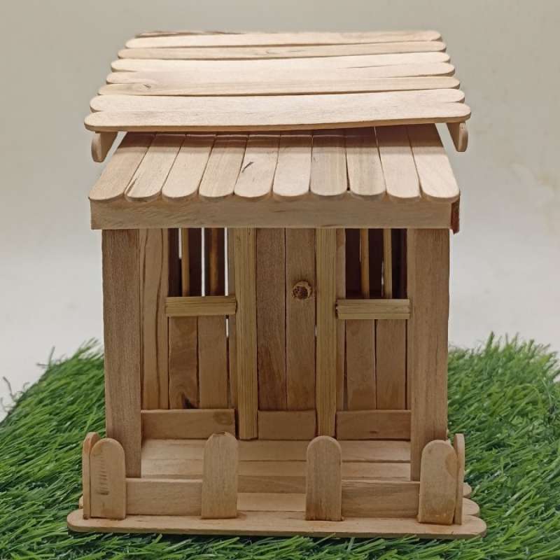 Promo Miniatur Rumah Adat Betawi Stik Es Krim Diskon 23% Di Seller Siba