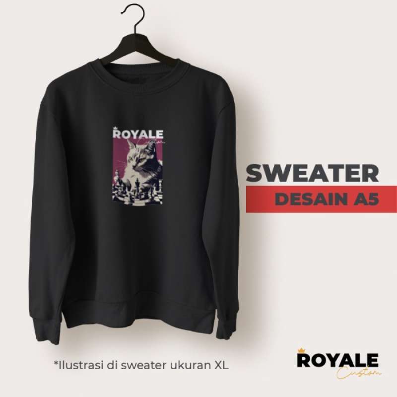 Jual Custom Sweater Crewneck Cotton Fleece Sablon Dtf Polyflex Satuan Xl A3 Di Seller Zati Shop Cengkareng Timur Kota Jakarta Barat Blibli