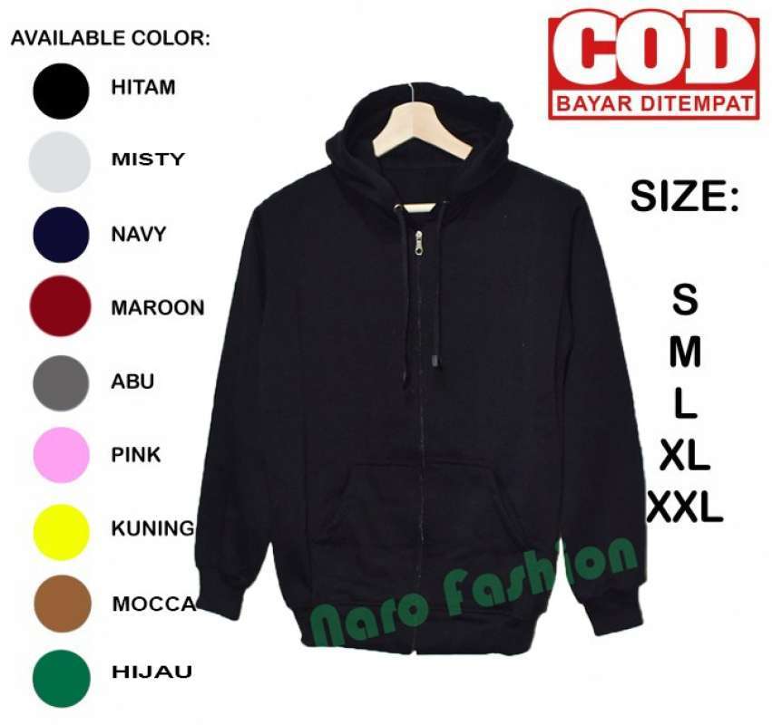 Jaket hoodie jumper zipper hotsell
