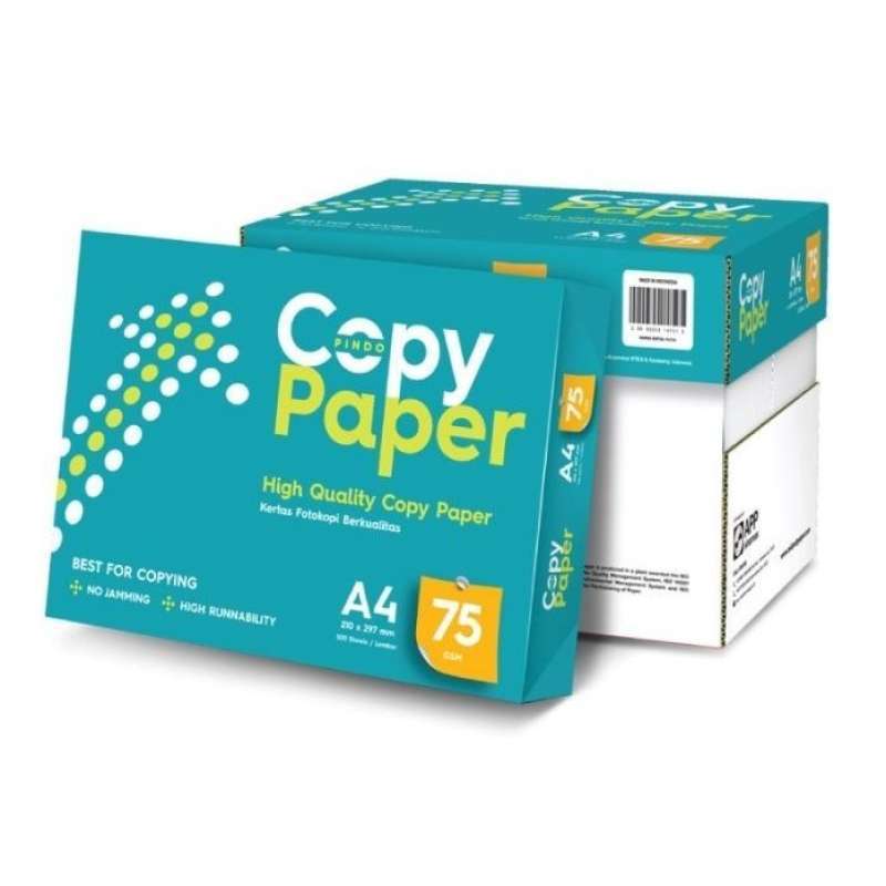 Jual [rim] Kertas Printer Hvs Putih A4 F4 75 Gsm - Copy Paper Murah Di ...
