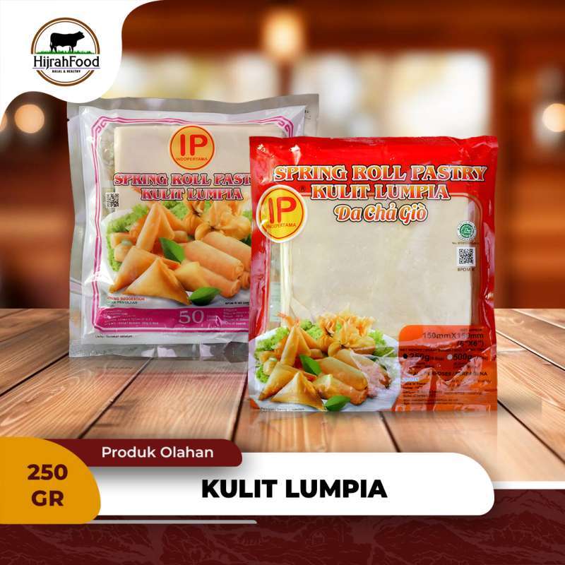 Jual Indopertama Spring Roll Pastry | Kulit Lumpia - 250 Gr Di Seller ...