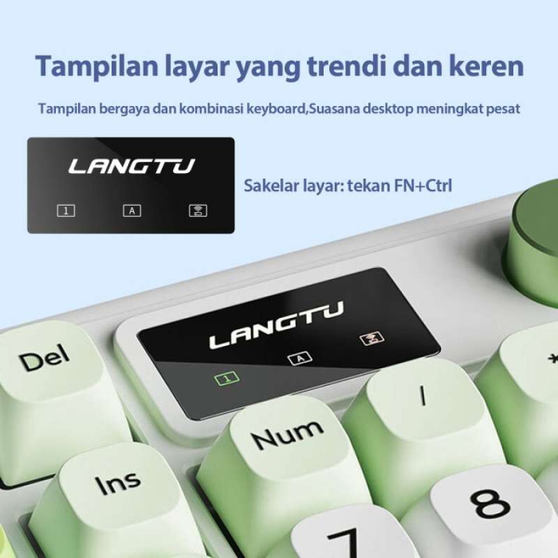 Promo Keyboard Bluetooth L98 Untuk Windows/mac/tablet Rgb Gaming ...