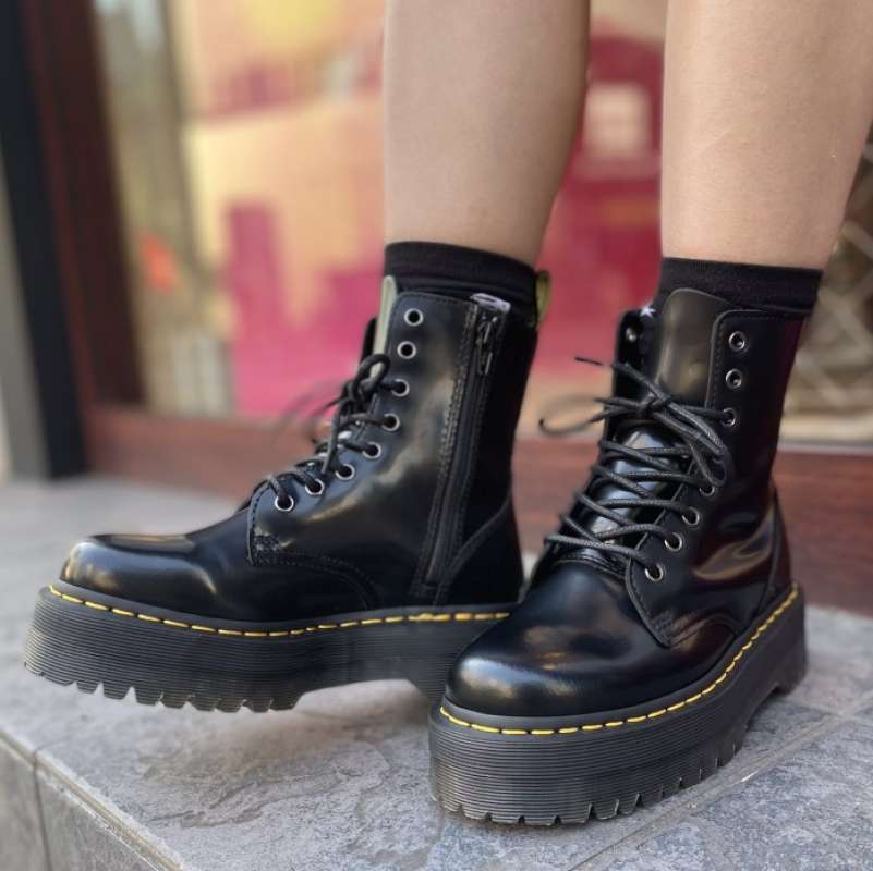 Jual dr martens jadon hot sale