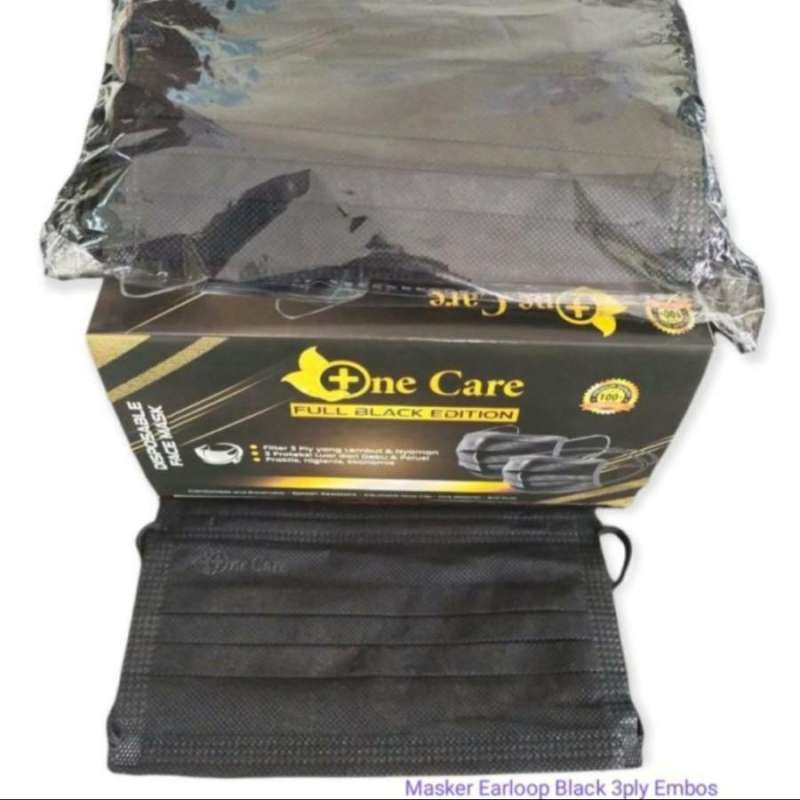 Masker One Plus Earloop Jual Masker Disposable Nonmedis One Care Onecare Earloop / Headloop ...