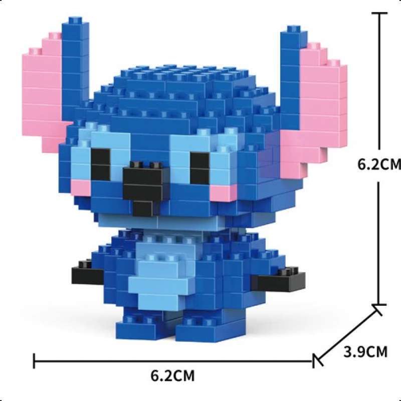 Promo Mainan Balok Susun Nano Block Karakter Kartun Pikachu